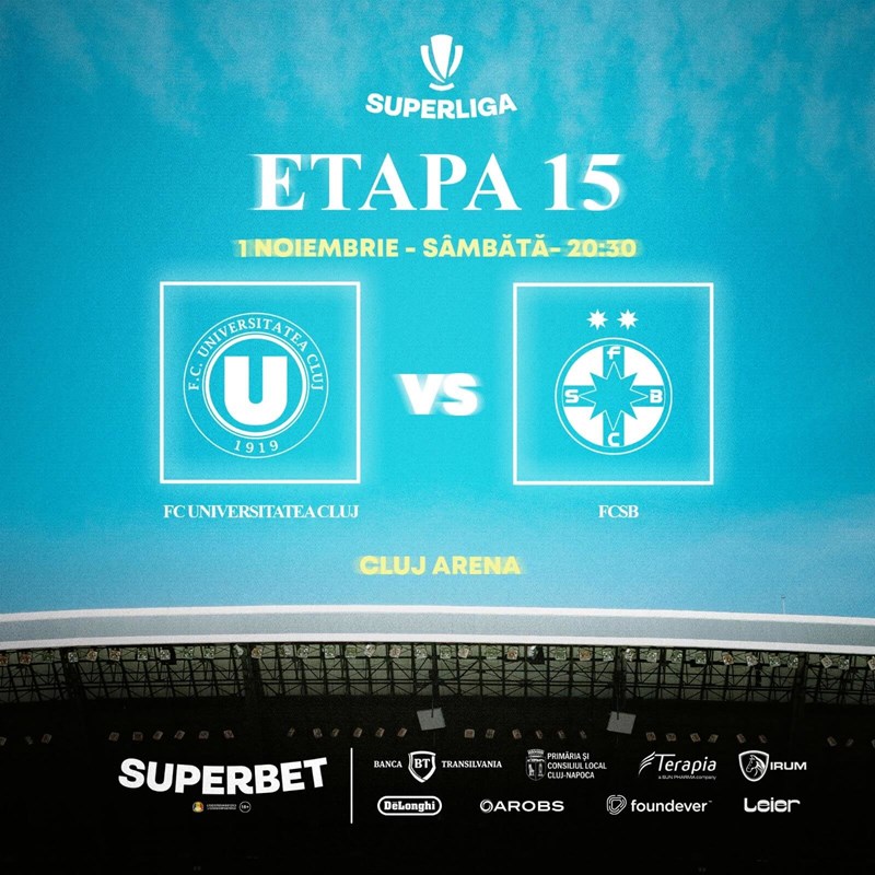 bilete FC Universitatea Cluj - FCSB