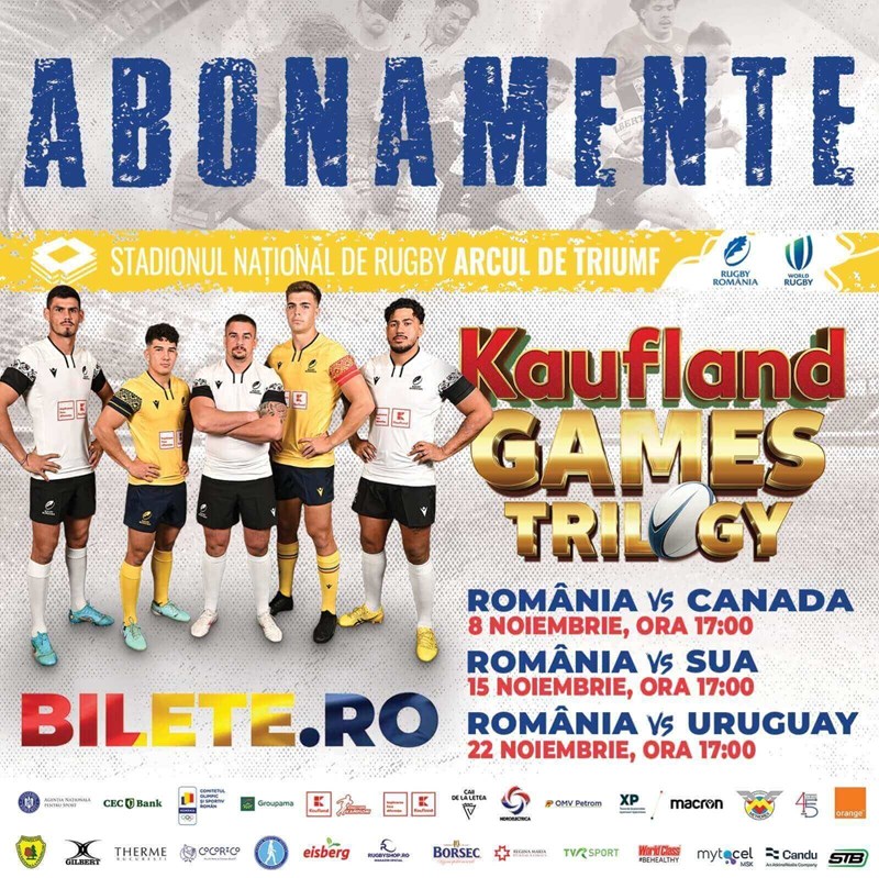 bilete Rugby Kaufland Games Trilogy