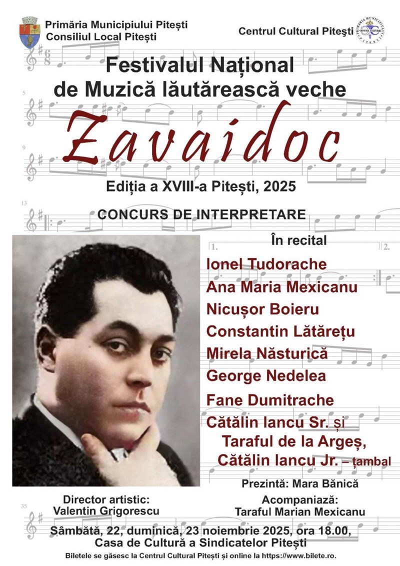 bilete Festivalului National de Muzica Lautareasca Veche Zavaidoc