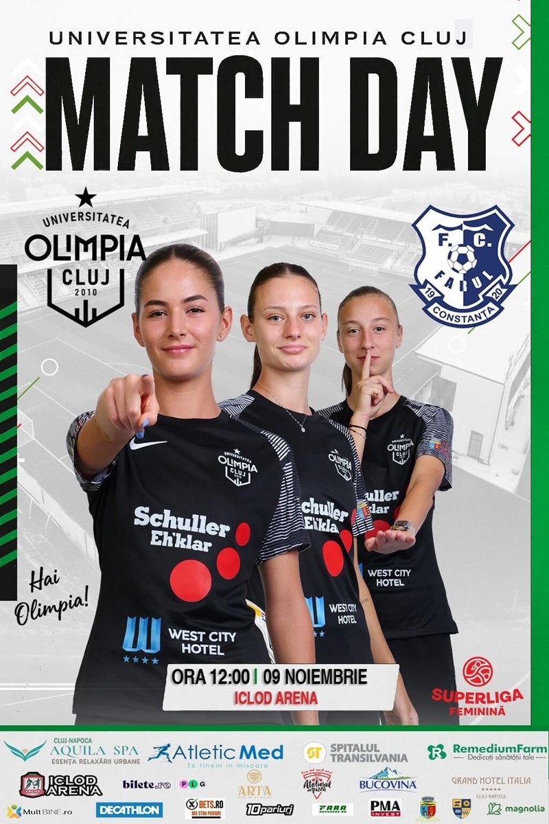 bilete U Olimpia Cluj vs Farul Constanta