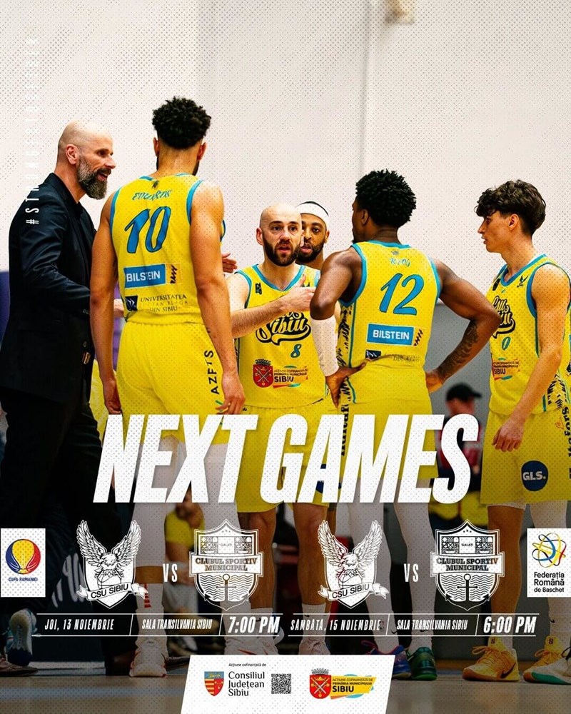 bilete Cupa Romaniei - CSU Sibiu vs CSM Galati