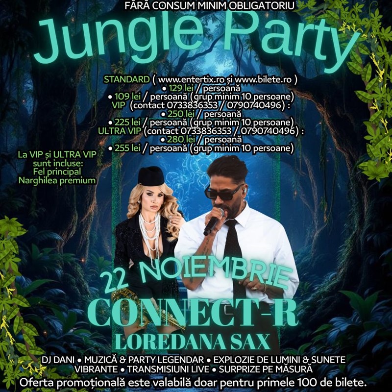 bilete JUNGLE PARTY