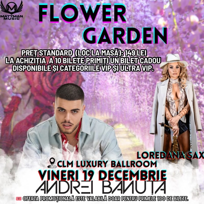 bilete FLOWER GARDEN