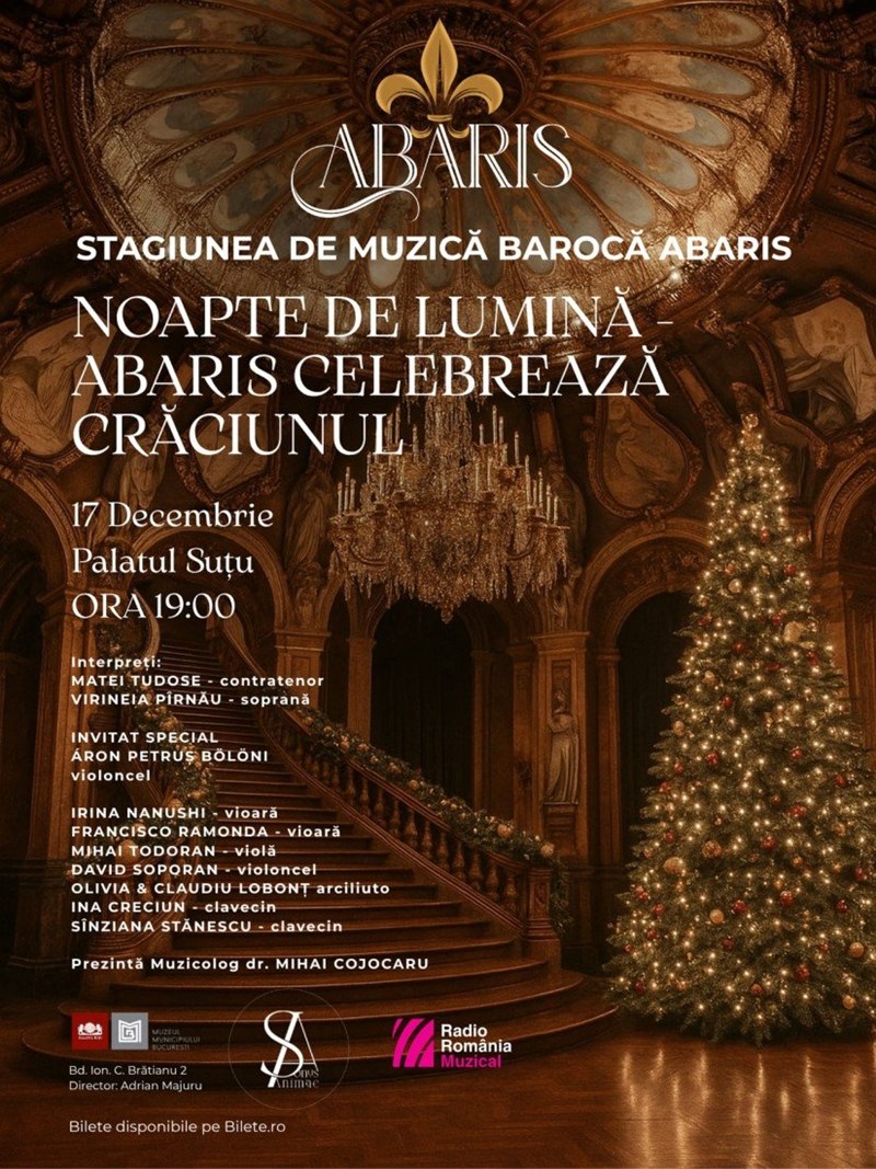 bilete NOAPTE DE LUMINA – ABARIS CELEBREAZA CRACIUNUL