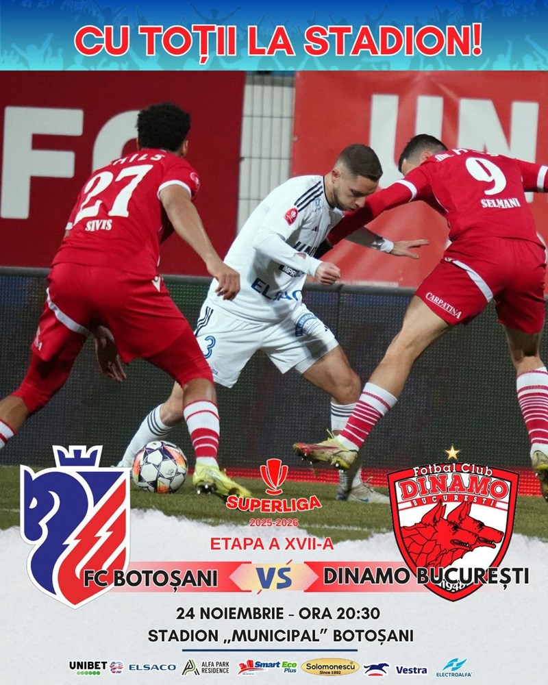 bilete FC Botosani - FC Dinamo