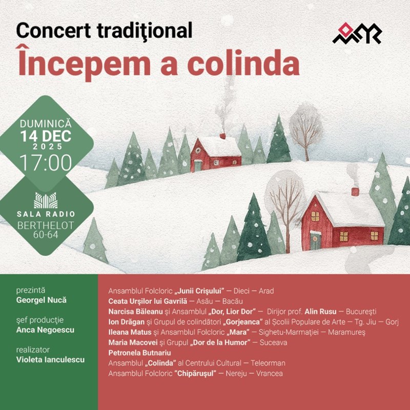 bilete Concert traditional de colinde "Incepem a colinda"