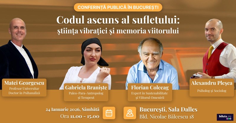bilete Codul ascuns al sufletului: stiinta vibratiei si memoria viitorului