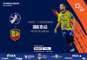EHF European League – Faza grupelor : AHC Potaissa Turda vs Saint-Raphael Var Handball