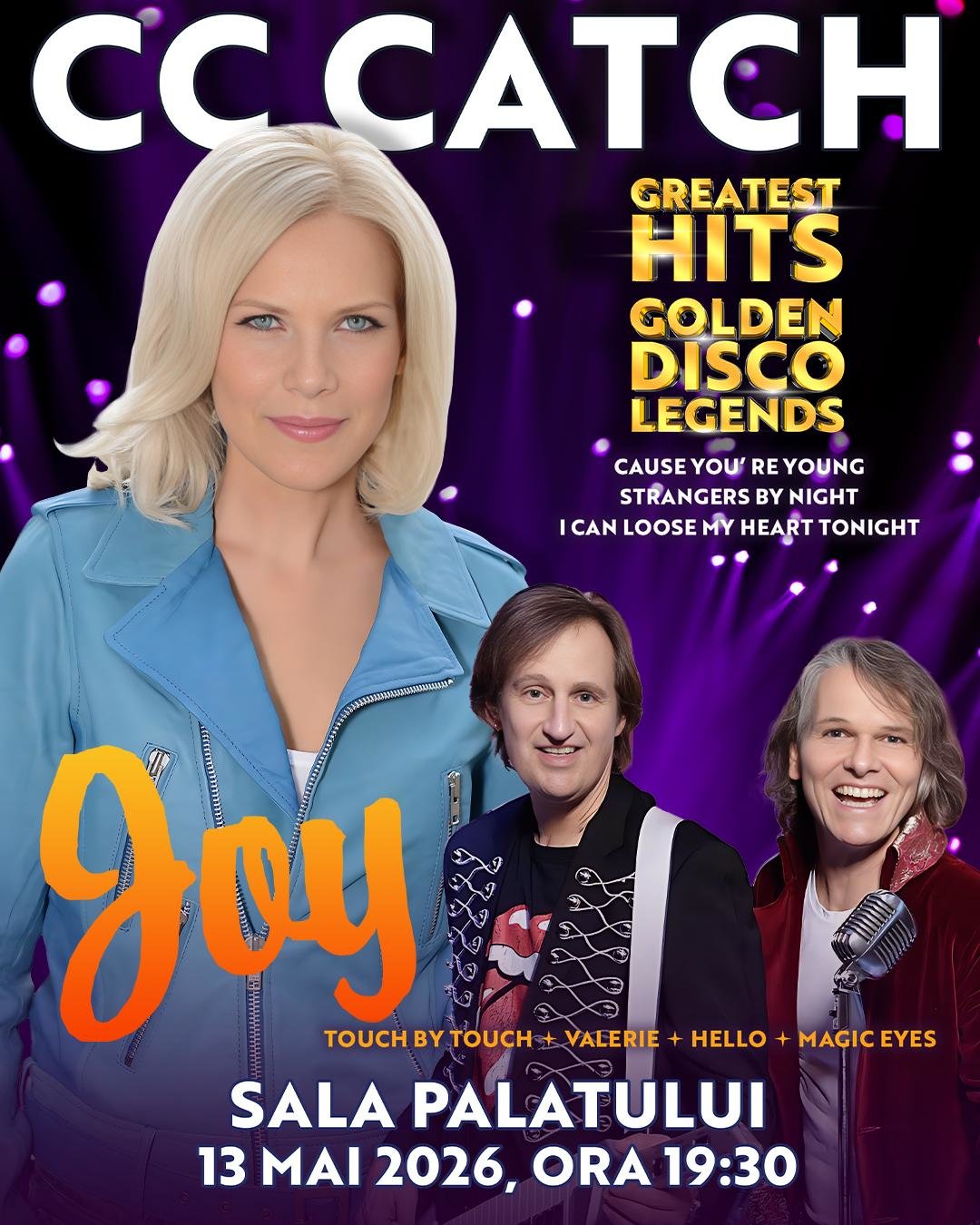 CC Catch & Joy – Golden Disco Legends - REPROGRAMAT pe 13 mai 2026