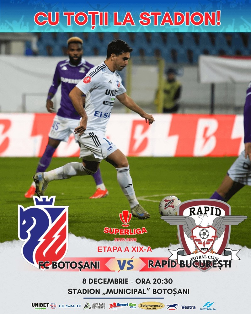 bilete FC Botosani - FC Rapid 1923