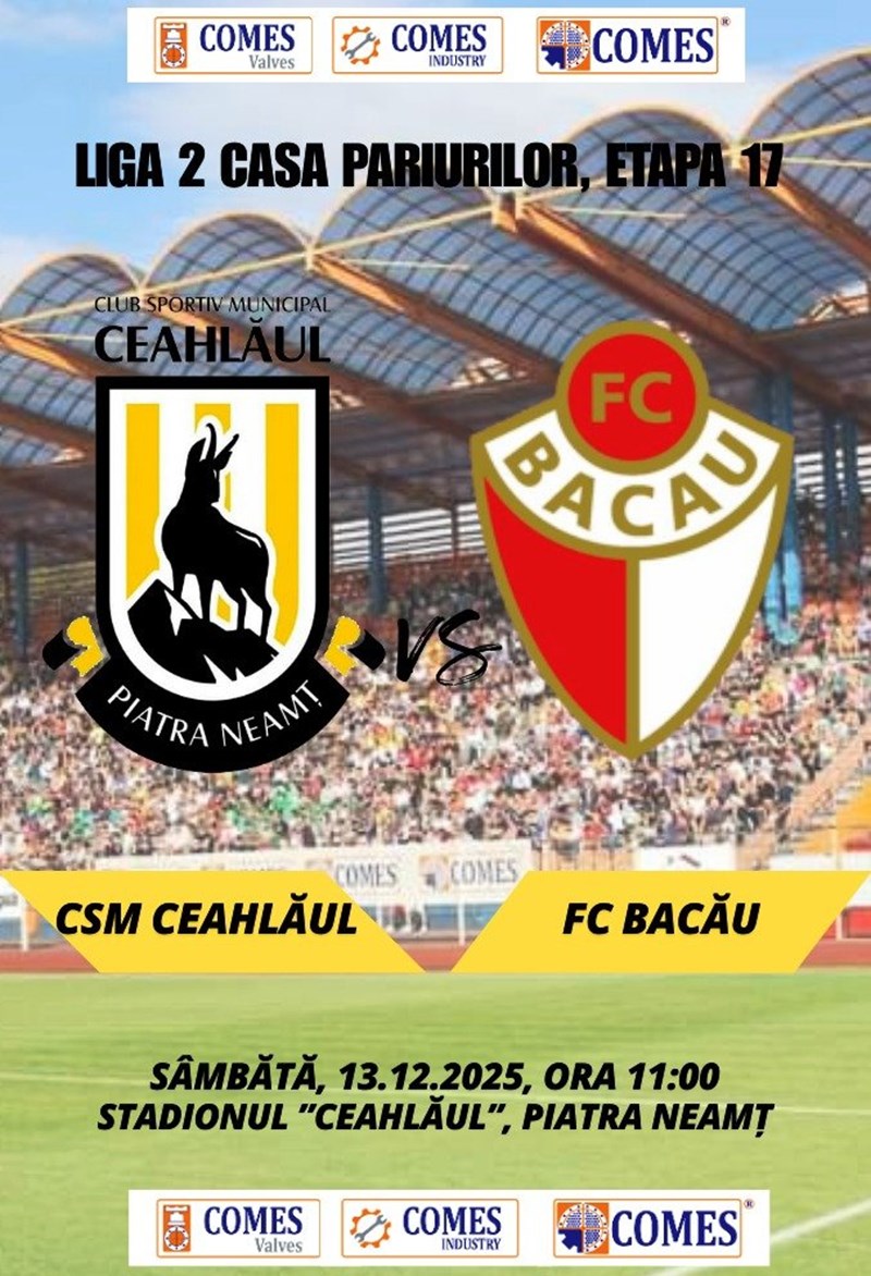 bilete ACSM Ceahlaul Piatra Neamt - ACS FC Bacau