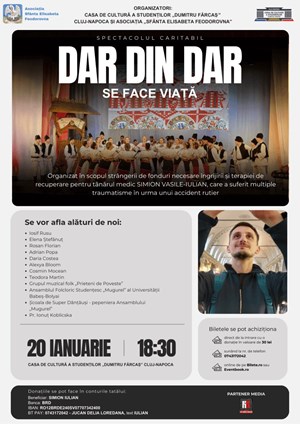 DAR DIN DAR SE FACE VIAȚĂ