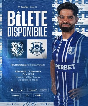 bilete la Farul Constanta - FC Hermannstadt