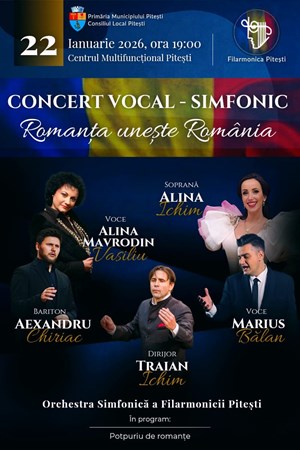 Concert Vocal Simfonic - Romanta uneste Romania
