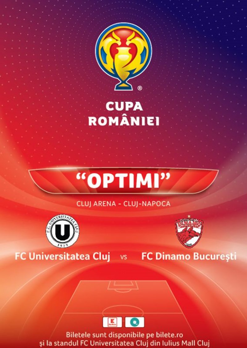 bilete FC Universitatea Cluj - FC Dinamo