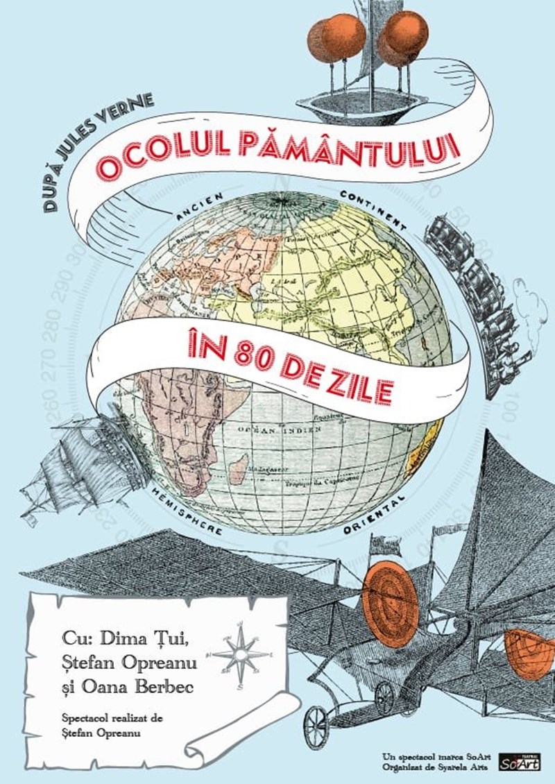 bilete Ocolul pământului în 80 zile