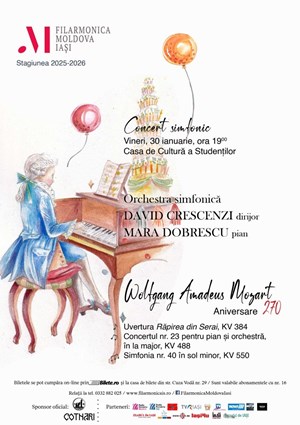 Concert simfonic – Aniversare Mozart 270