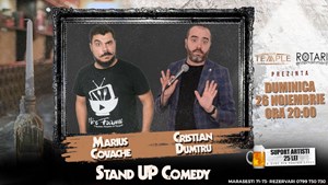 bilete la Stand UP Comedy: Marius Covache si Cristian Dumtru