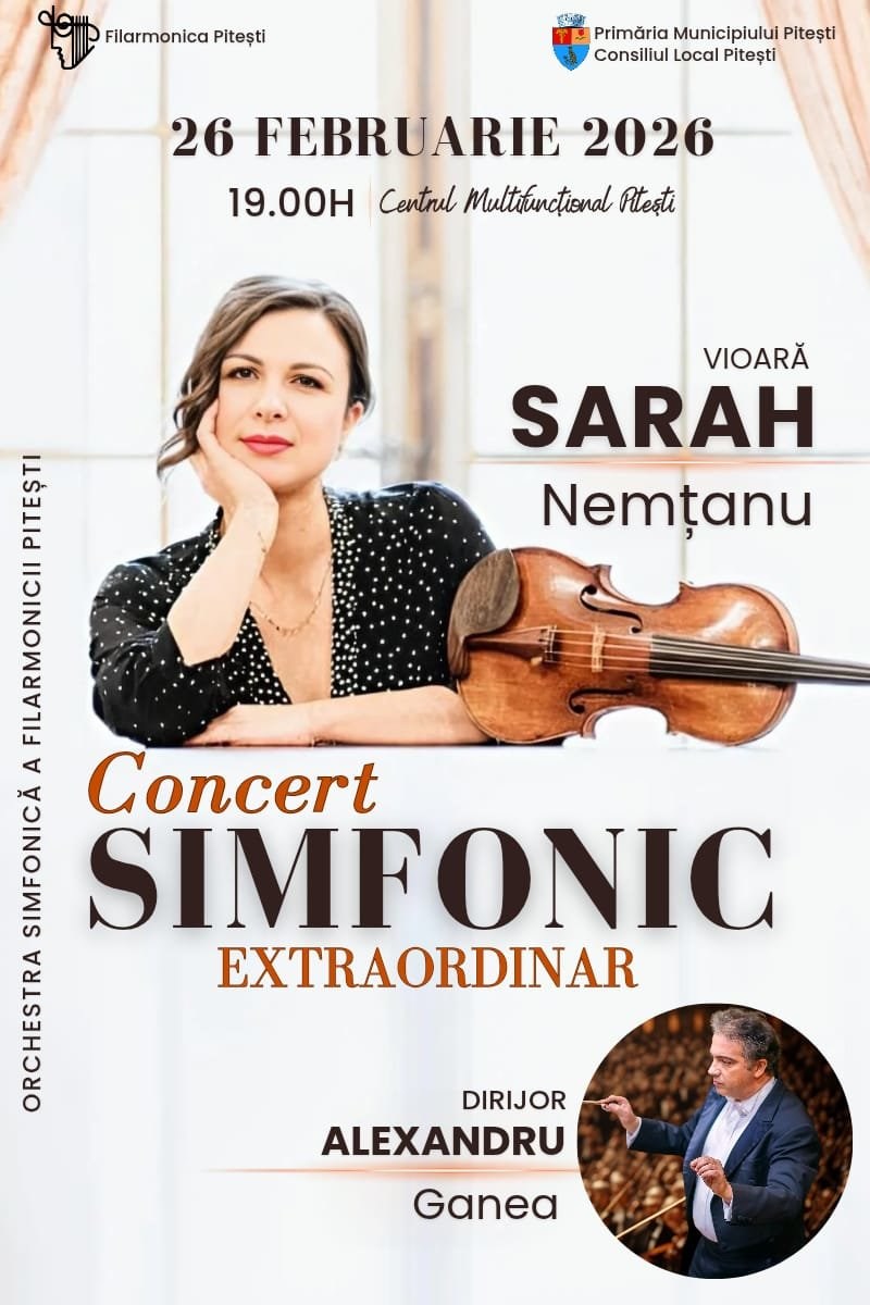 bilete Concert simfonic extraordinar - Sarah Nemtanu