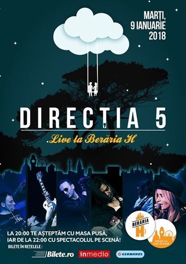 bilete Concert Directia 5 la Beraria H