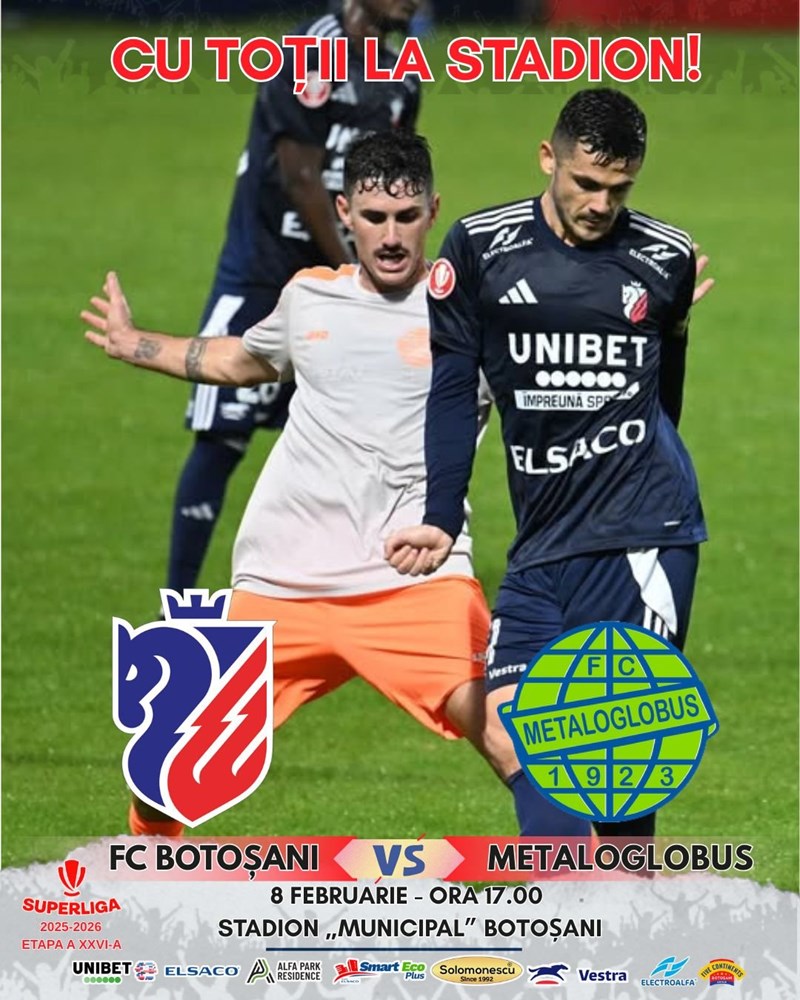 bilete FC Botosani - FC Metaloglobus