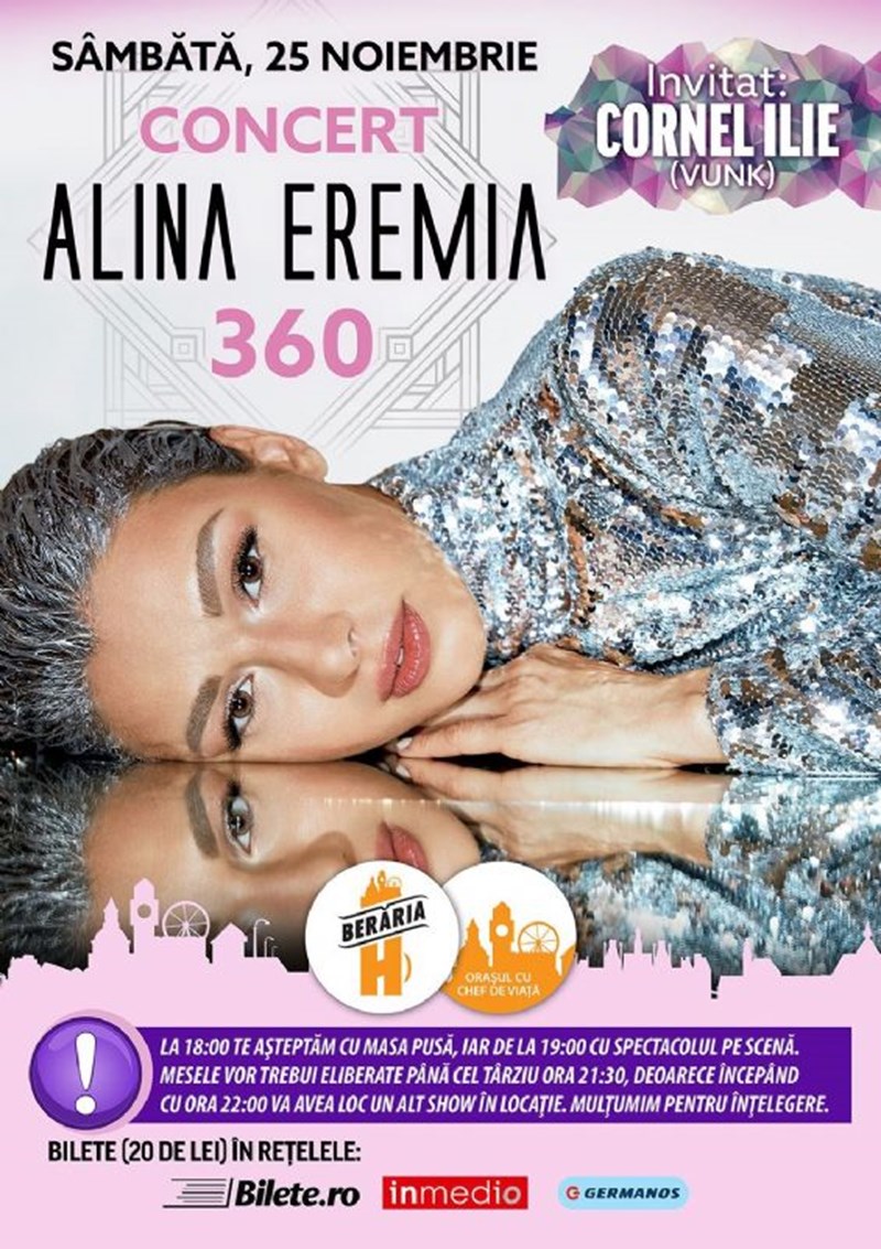 bilete Concert Alina Eremia - 360 Show