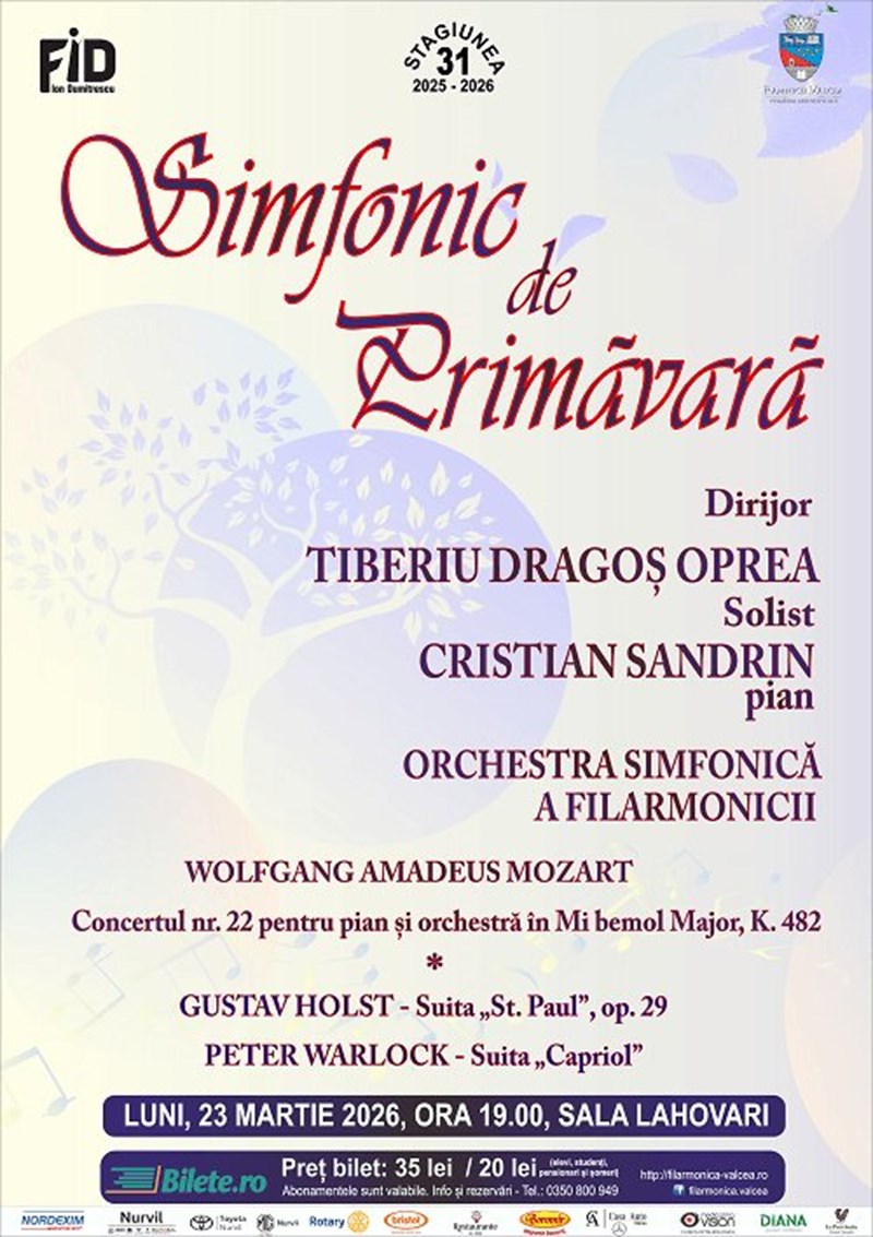 bilete SIMFONIC DE PRIMĂVARĂ