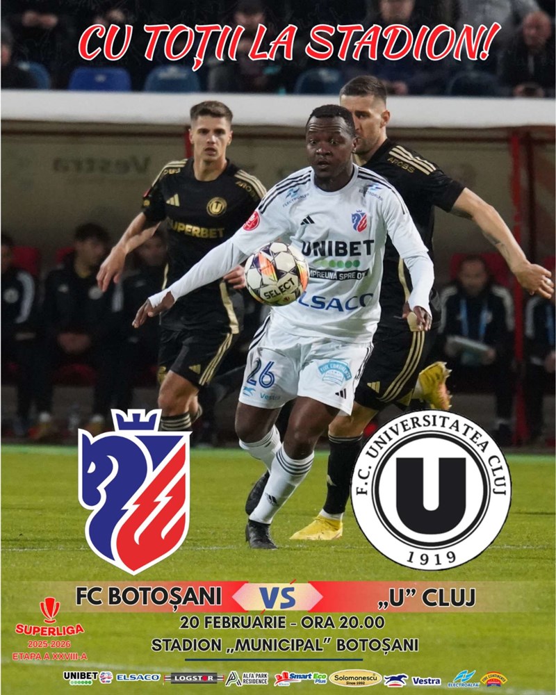 bilete FC Botosani - Universitatea Cluj