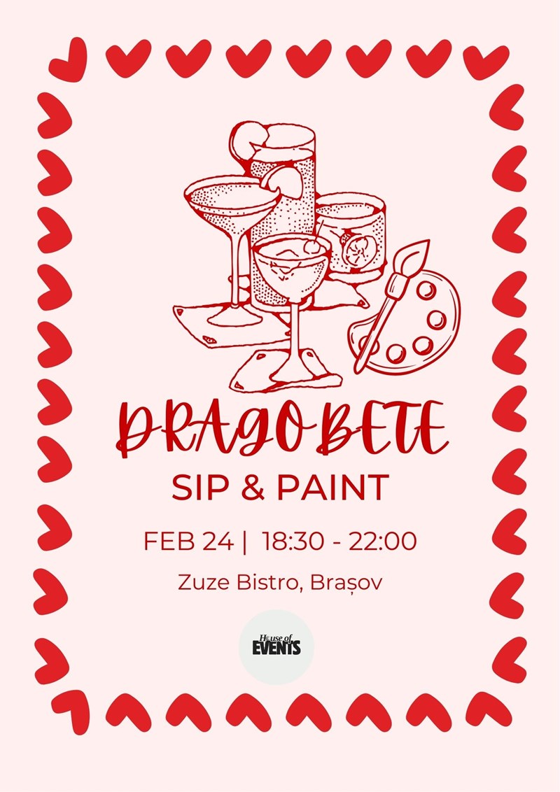 bilete Sip & Paint - Dragobete Edition