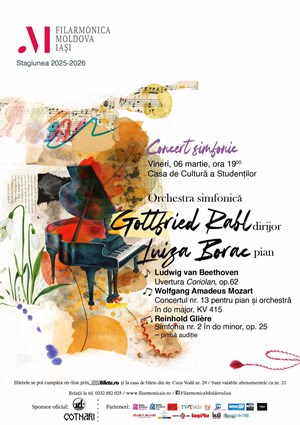 Concert simfonic – Beethoven, Mozart, Glière