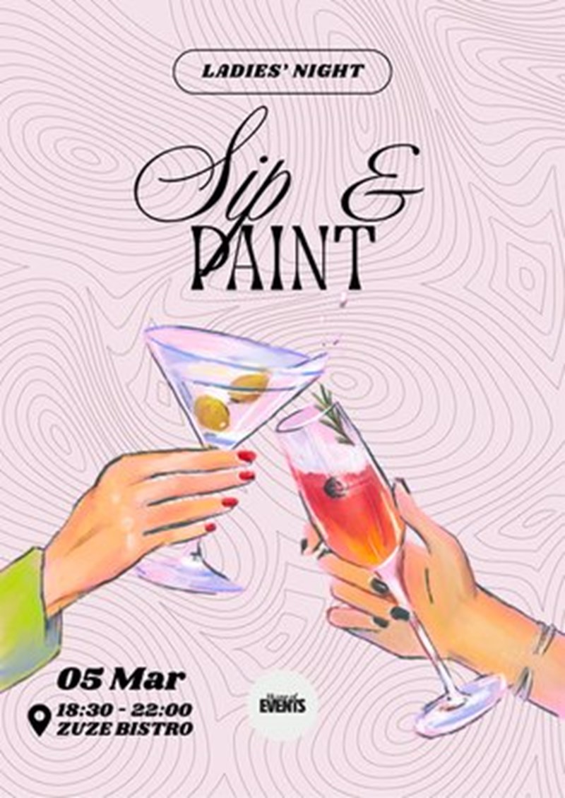 bilete Sip & Paint - Ladies' Night