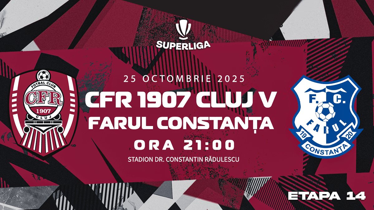 bilete CFR 1907 Cluj - Dinamo Bucuresti