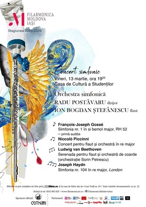 Concert simfonic - Filarmonica Moldova Iasi