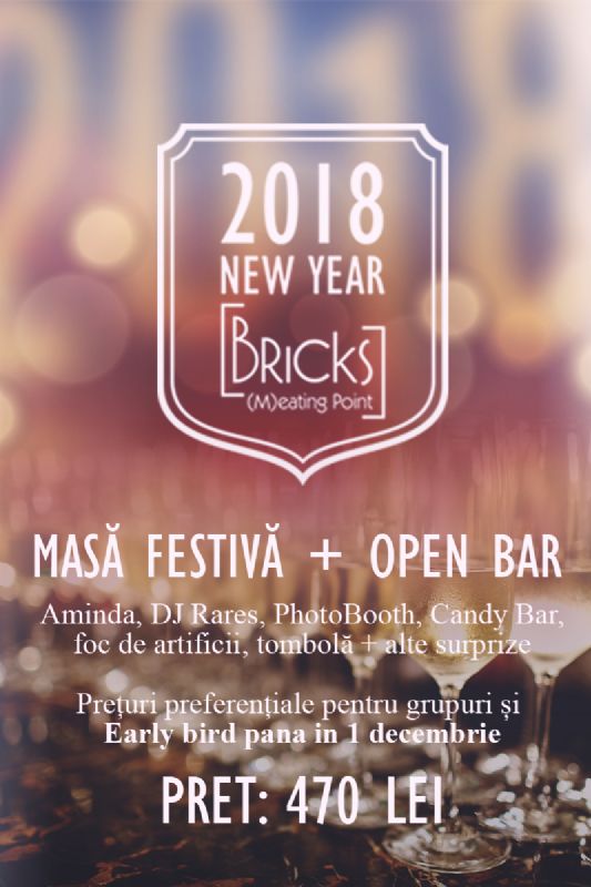 bilete Revelion 2018 @ Bricks
