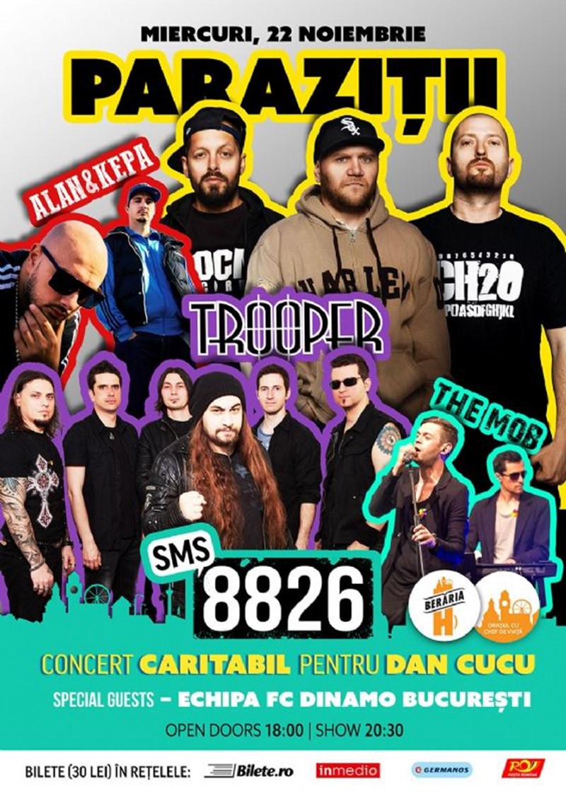 bilete 8826 – Parazitii, The Mob, ALAN & KEPA