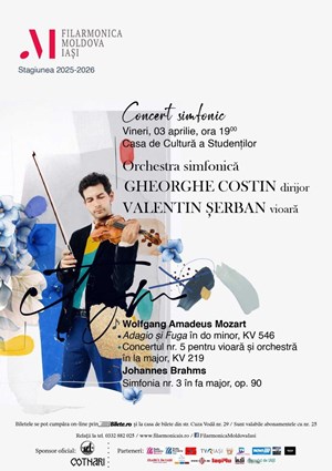 Concert simfonic – Mozart, Brahms