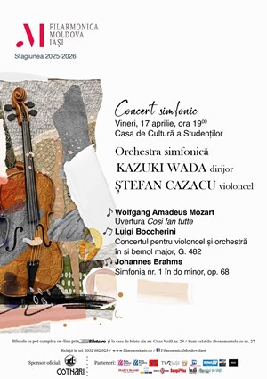 Concert simfonic – Mozart, Boccherini, Brahms