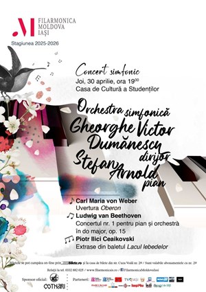 Concert simfonic – Weber, Beethoven, Ceaikovski