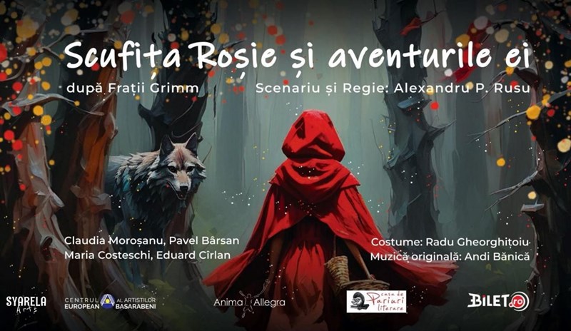 bilete Scufita Rosie si aventurile ei, dupa Fratii Grimm