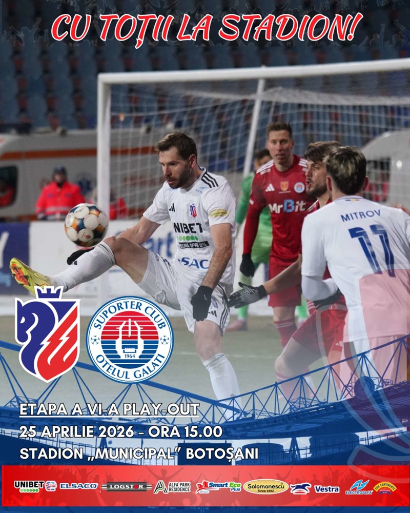 bilete FC Botosani - SC Otelul Galati