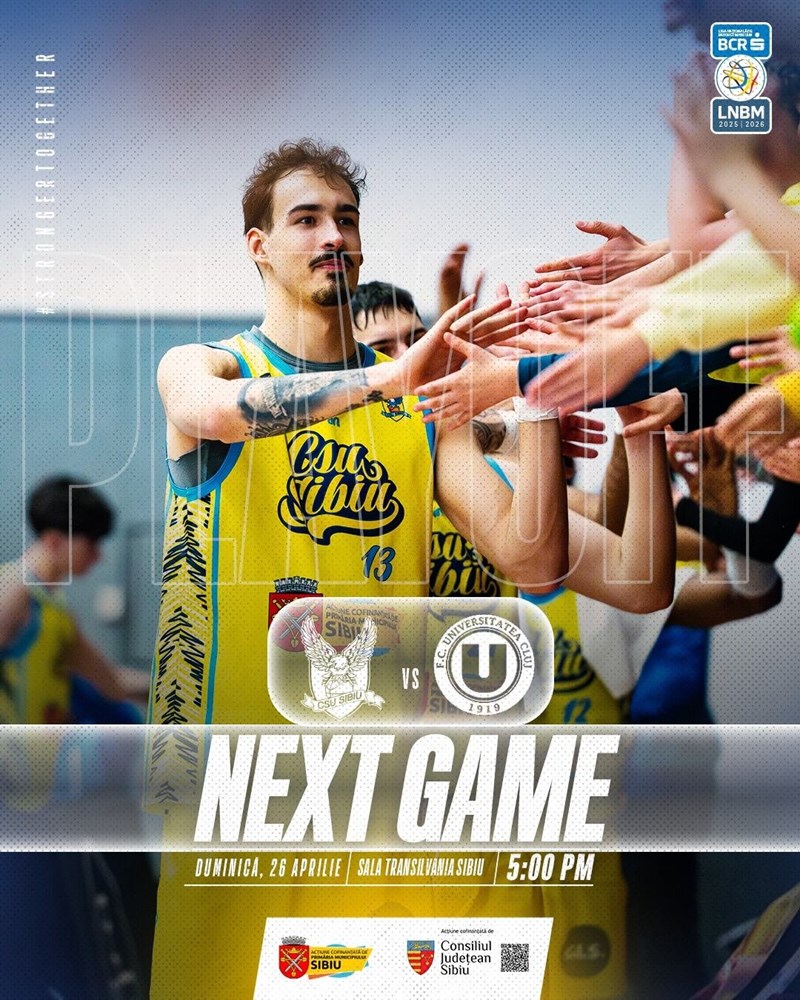 bilete CSU Sibiu vs U-BT Cluj-Napoca