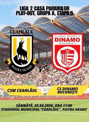 ACSM Ceahlaul Piatra Neamt - CS Dinamo Bucuresti