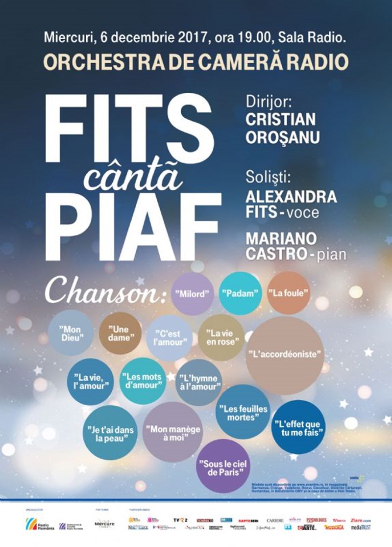 bilete Fits canta Piaf - Orchestra de Camera Radio