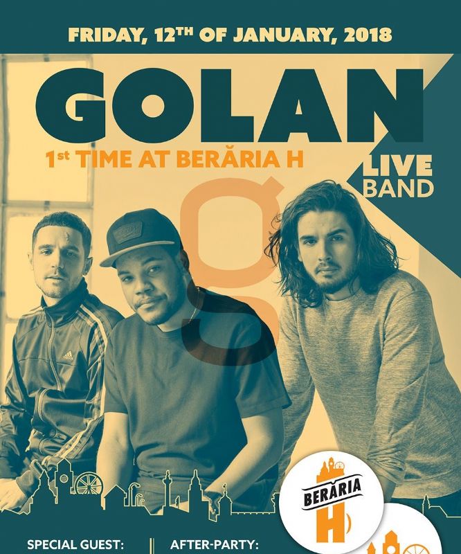 bilete GOLAN (Live Band) | 1st Time at Beraria H