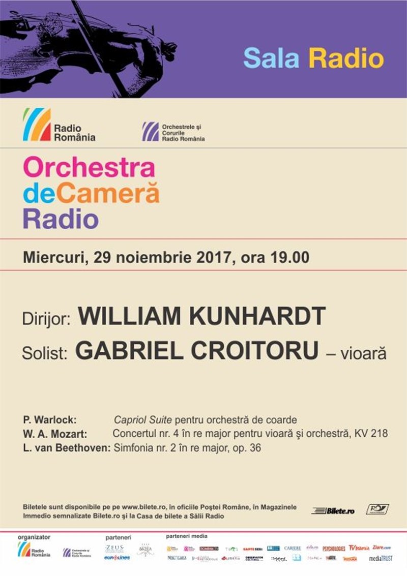 bilete Gabriel Croitoru - Orchestra de Camera Radio