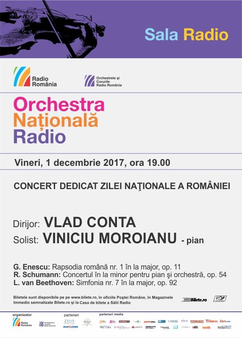 bilete Concert Dedicat Zilei Nationale a Romaniei - Orchestra Nationala Radio