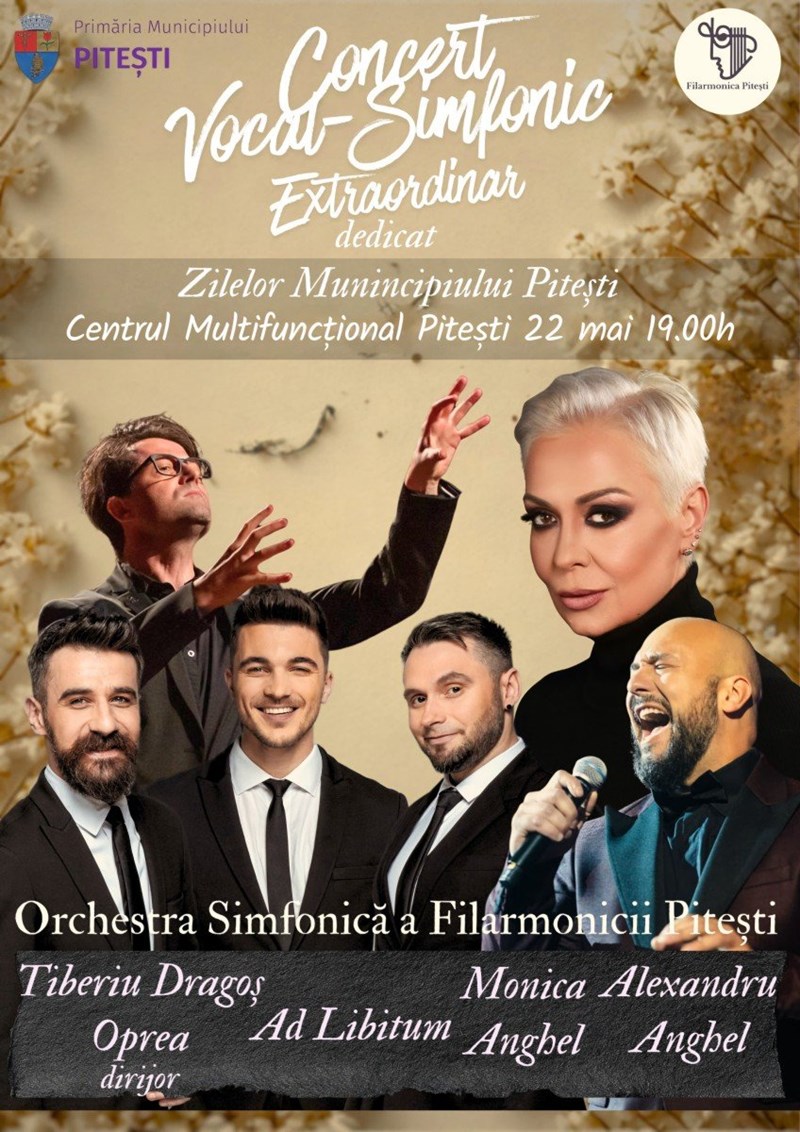 bilete Concert Vocal Simfonic - Filarmonica Pitesti