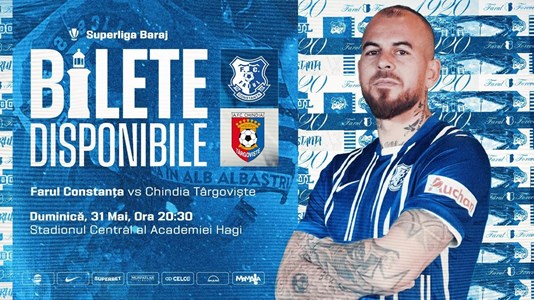bilete Farul Constanta - AFC Chindia Targoviste