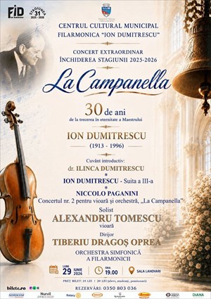 Concert extraordinar - Inchiderea Stagiunii