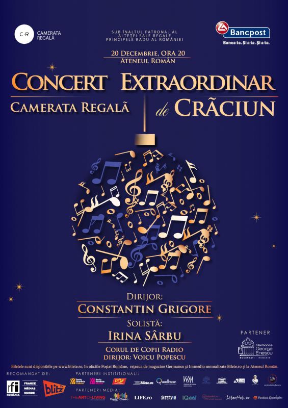 bilete Camerata Regala - Concert Extraordinar de Craciun